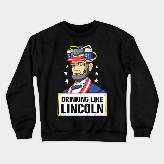 Abraham Lincoln Crewneck Sweatshirt by Realfashion